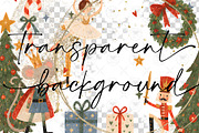 Nutcracker Ballet Clipart, a Decorative Illustration by BigCakeBee (Thumbnail 2 of 3)