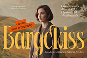 Bargckiss Contemporary Serif Display, a Serif Font by timelesstype.co (Thumbnail 1 of 10)