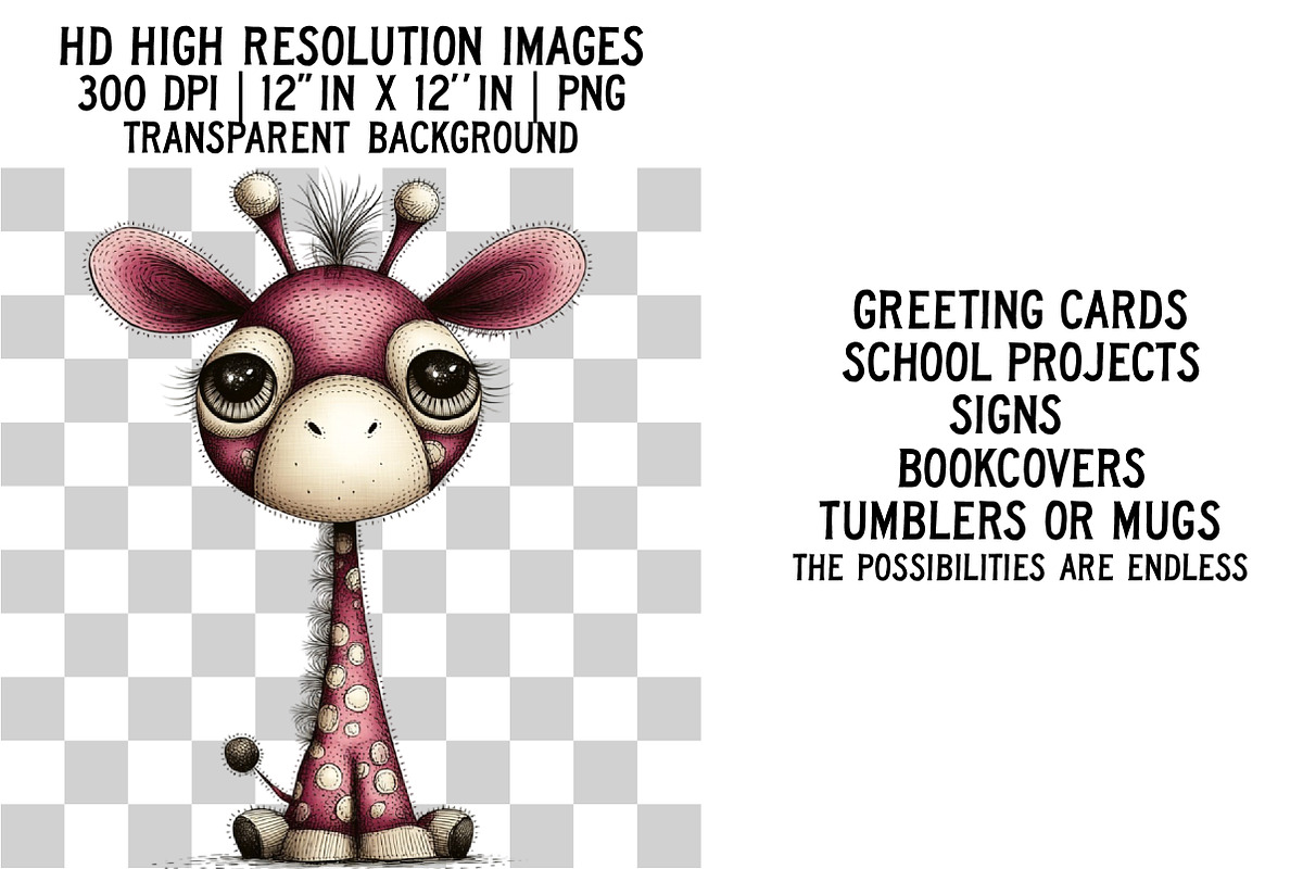 Baby Animal Clipart Bundle, an Illustration by Craft Nest (Photo 4 of 6)