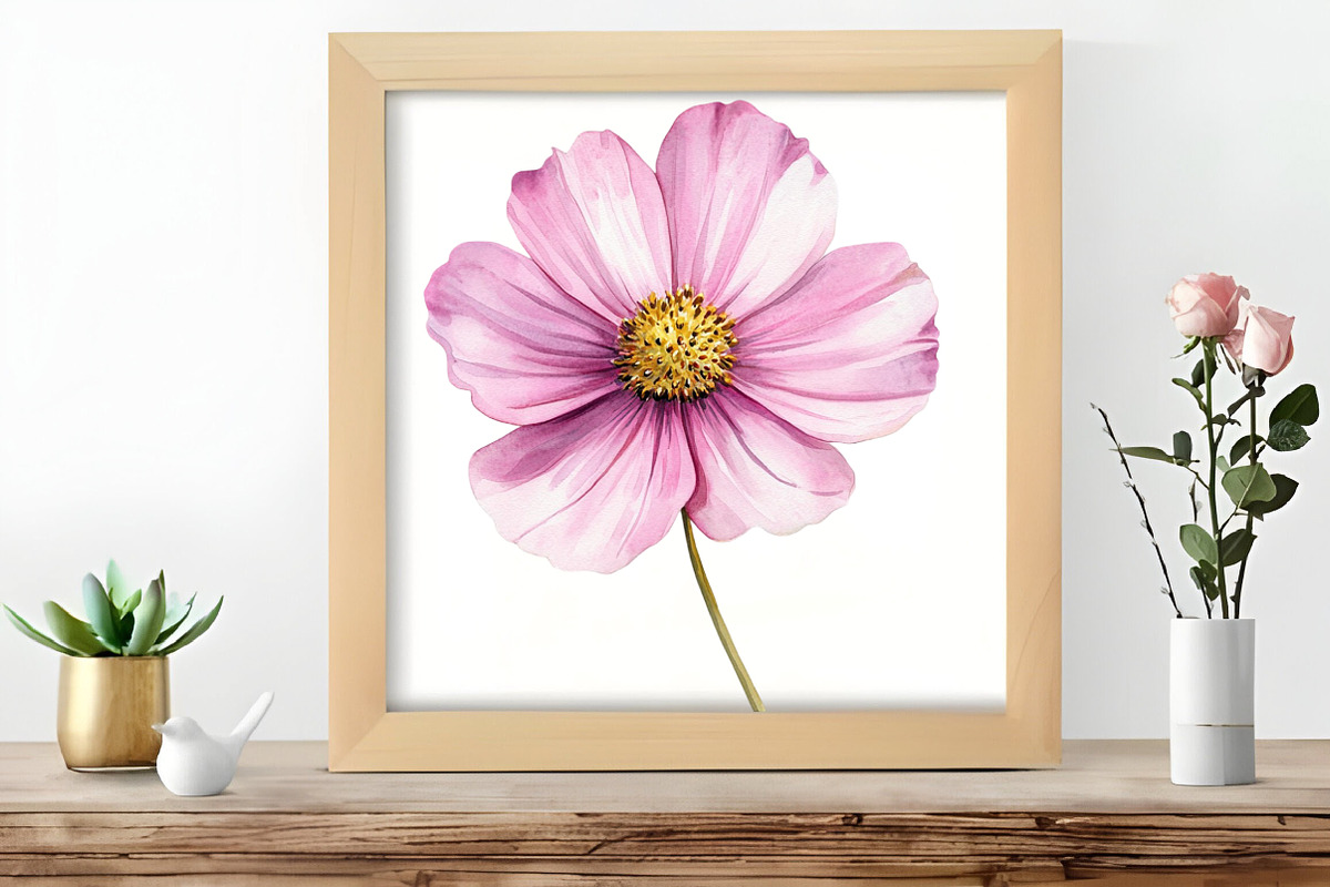 Pastel Watercolor Flower Clipart, an Illustration by DreamCafeArt (Photo 6 of 8)