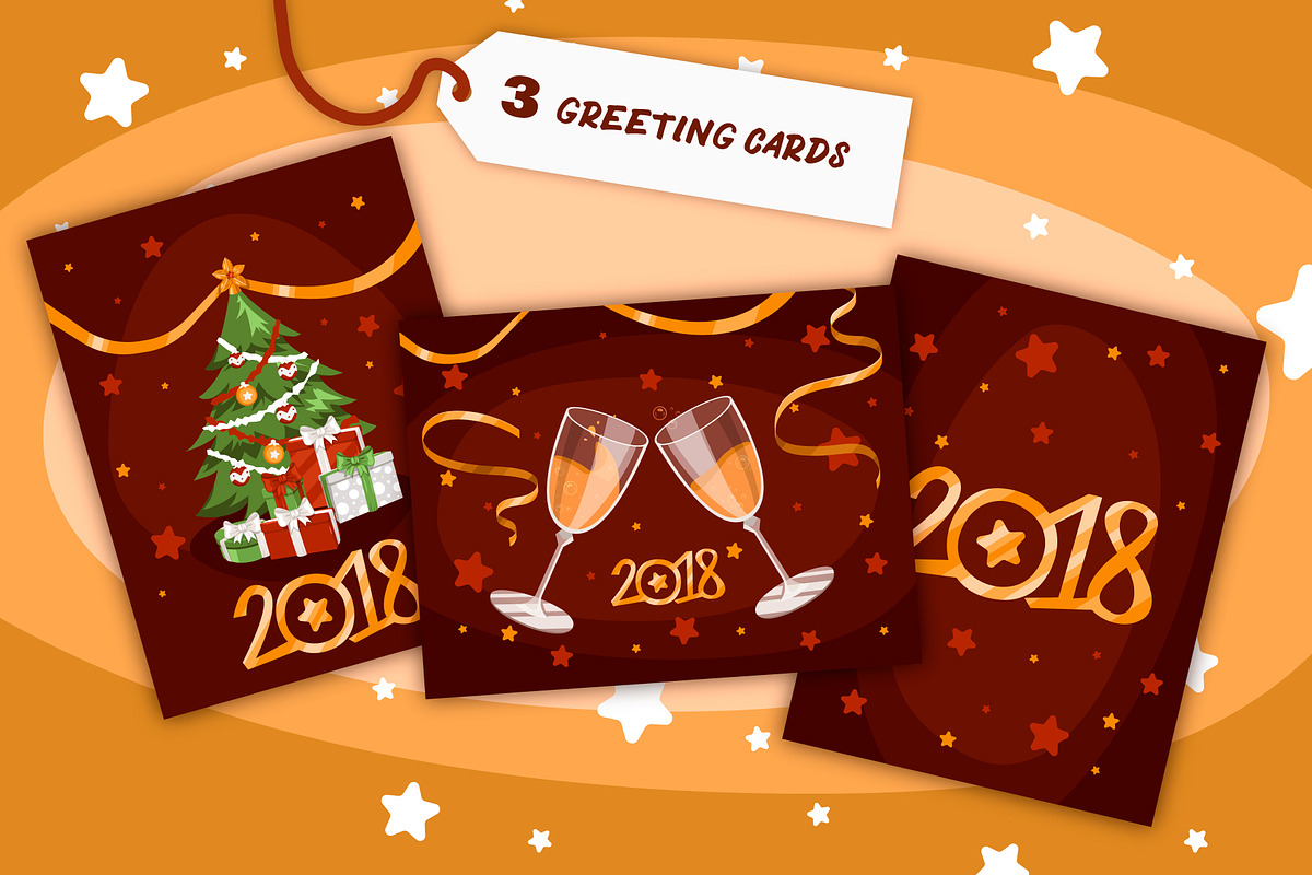 Big Christmas vector elements pack, an Illustration by OctoPaper (Photo 4 of 4)