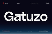 GC Gatuzo - Geometric sans, a Sans Serif Font by Glyphonic (Thumbnail 1 of 15)