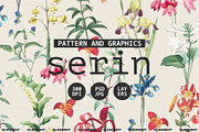 Vintage Botanical Floral Pattern, a Pattern Graphic by likorbut (Thumbnail 1 of 13)
