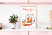 Watercolor Seashell Clipart Set, an Illustration by Libby Wishes (Thumbnail 5 of 7)