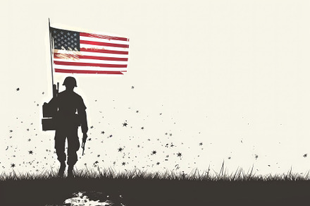 Memorial Day concept for American Fl, a Background Photo by Pixeness