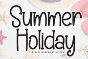 Summer Holiday | Script Font, a Script Font by Scratchones (Thumbnail 1 of 8)