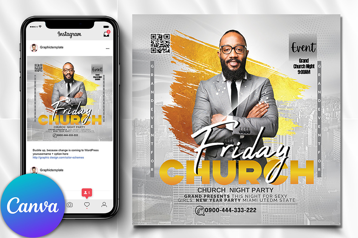 Church Conference Flyer, Canva Flyer, a Templates & Theme by Design Up (Photo 1 of 2)