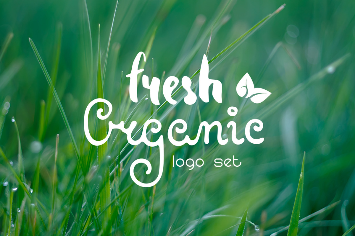 Fresh eco logo set, a Branding & Logo Template by Magda (Photo 2 of 2)