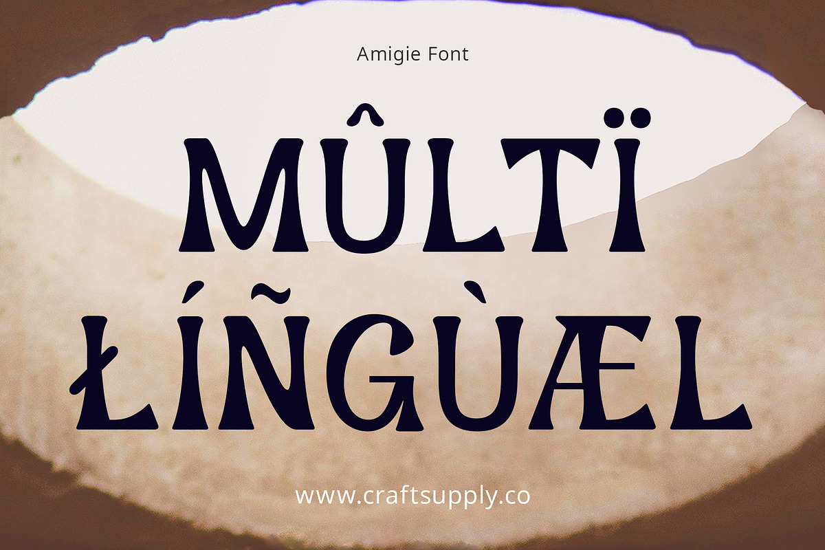 Amigie – Display Serif, a Serif Font by Craft Supply Co. (Photo 6 of 8)
