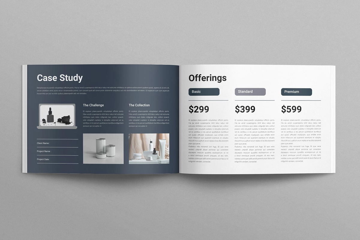 Services & Pricing Guide Landscape, a Brochure Template by TemplatesForest (Photo 5 of 8)