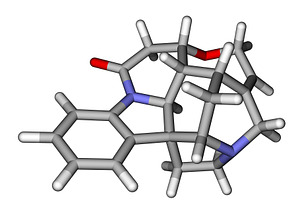 Strychnine, a highly toxic alkaloid, a Healthcare Illustration by Leonid Andronov