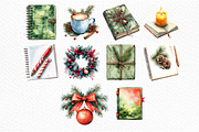 Christmas Planner Clipart, an Illustration by Craft Nest (Thumbnail 6 of 6)