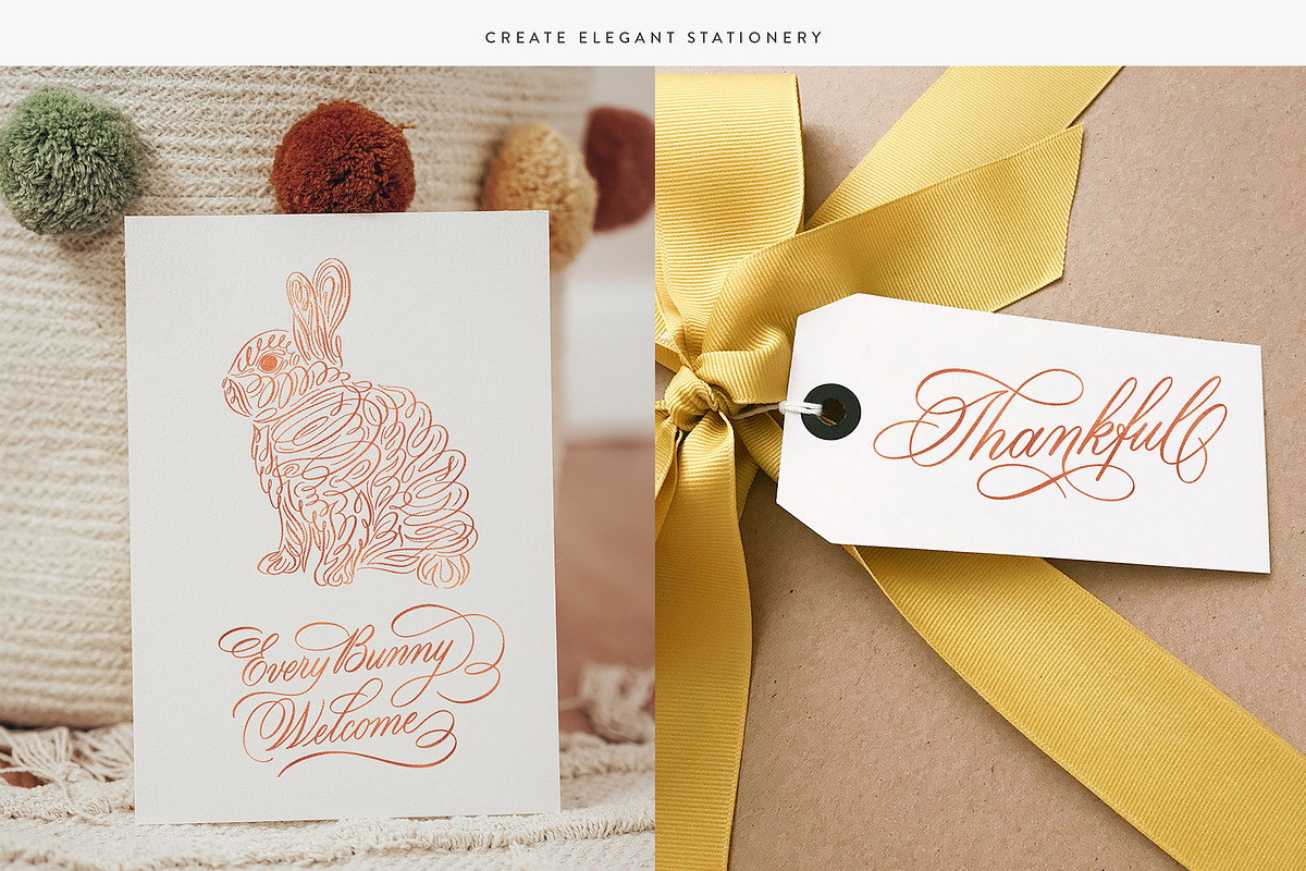 Happy Easter Lettering, an Object Graphic by Type and Graphics Studio (Photo 3 of 7)