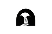 Waterfall Arch Landscape SVG Bundle, an Illustration by jahid234 (Thumbnail 23 of 31)