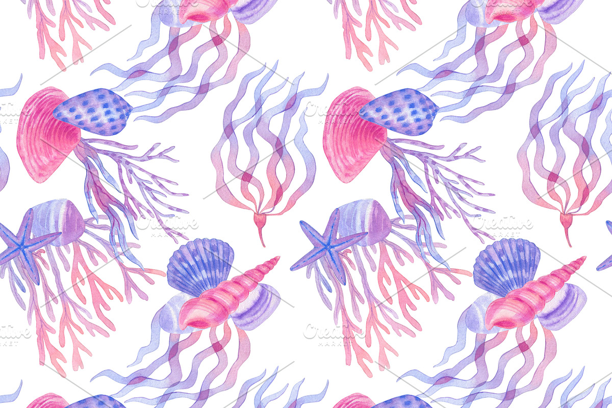 Coastal finds, a Seasonal Illustration by Watercolor life (Photo 8 of 8)