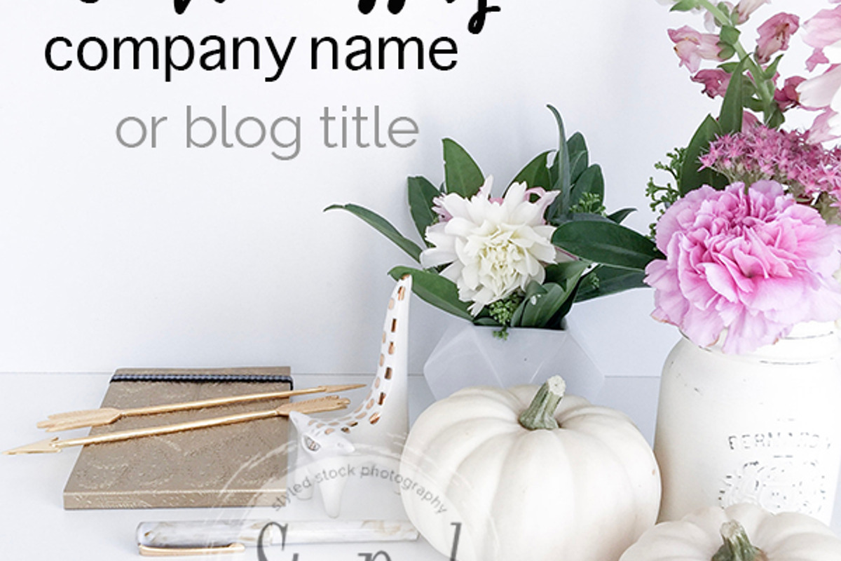 Styled Stock Photo white pumpkin, a Business Photo by life i design by Nicki (Photo 2 of 3)