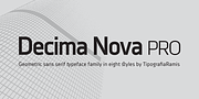 Decima Nova Pro, a Sans Serif Font by TipografiaRamis (Thumbnail 1 of 4)
