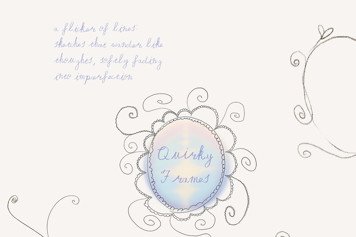 Quirky Hand-Drawn Line Frames, an Object Graphic by Lana Elanor (Photo 2 of 11)