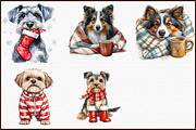 Christmas Dog Breeds Clipart Bundle, an Illustration by Sublimation Artist (Thumbnail 3 of 6)
