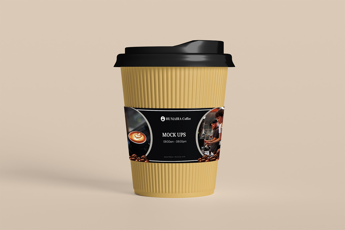 coffee cup mockup, a Cups & Container Mockup by kebunmockup (Photo 2 of 5)