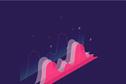 Isometric infographics visualization, a Templates & Theme by majcot (Thumbnail 6 of 6)