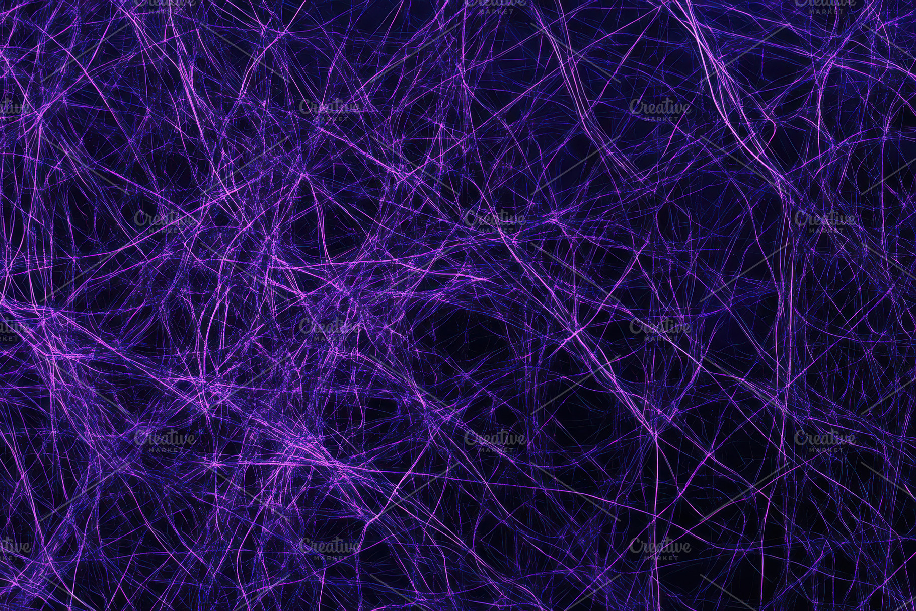 Intricate patterns of purple and bla, a Photo by Tanuart