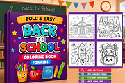 Bold & Easy Back to School Coloring, an Education Illustration by Coco Bloom (Thumbnail 2 of 6)