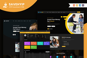 SaveHyip Investment HTML Template