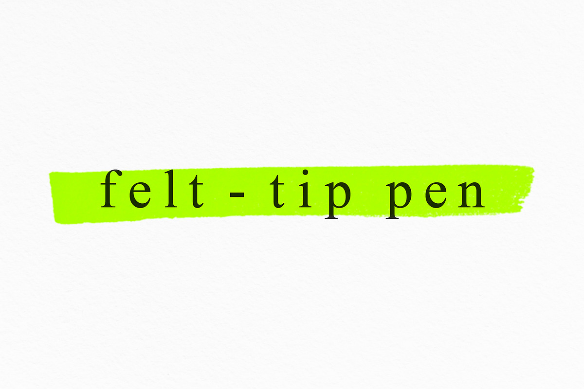 Felt-tip pen brushes for PS, a Brush Add-On by Leo Studio Design Lab (Photo 1 of 8)