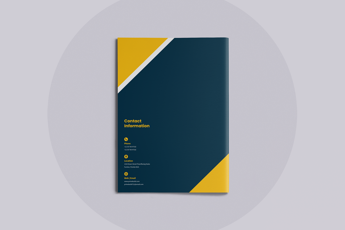 Construction Brochure | Canva, a Brochure Template by ArtisticLand (Photo 10 of 10)