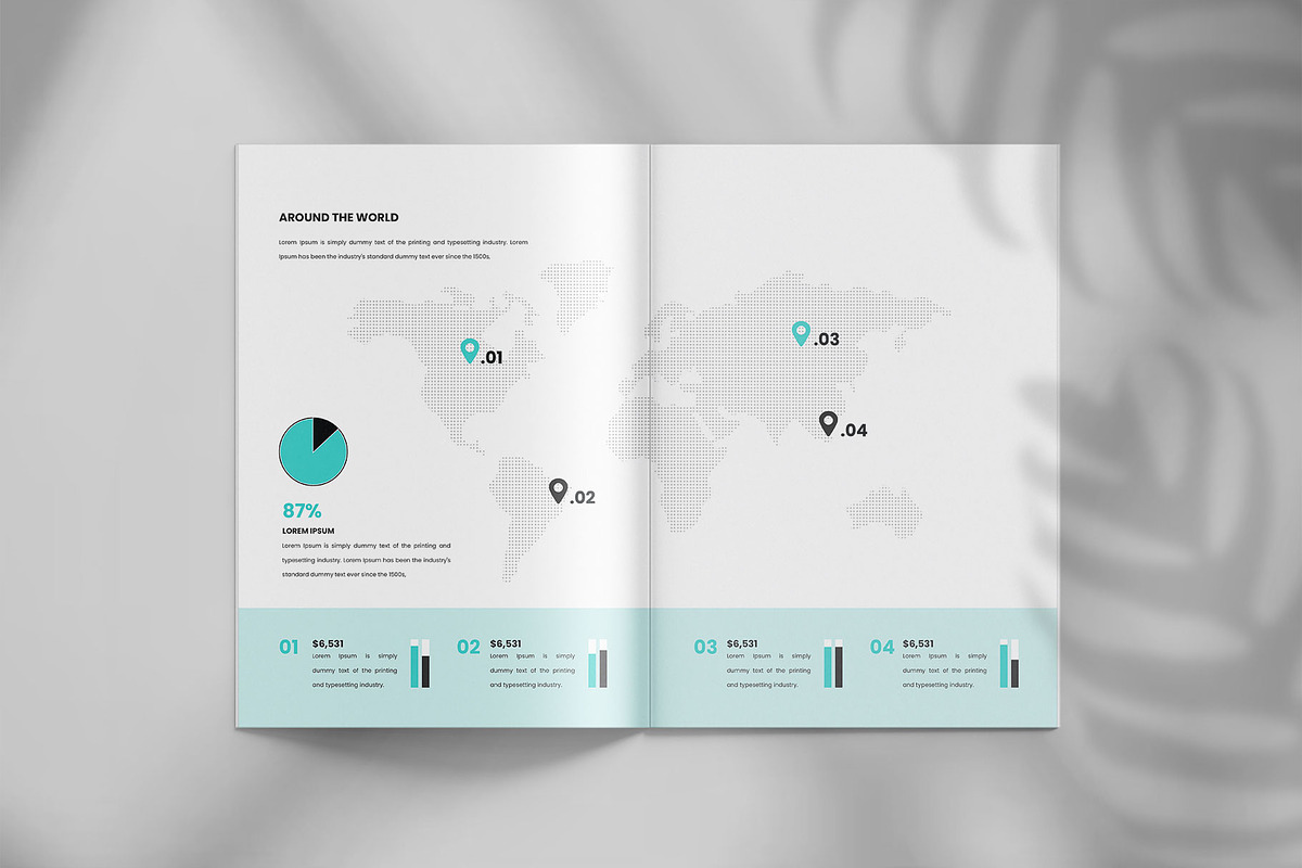 Company profile brochure template, a Brochure Template by Tanmoy Topu (Photo 10 of 12)