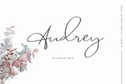 Audrey | Luxury Script Font, a Script Font by Awanstudio (Thumbnail 1 of 10)
