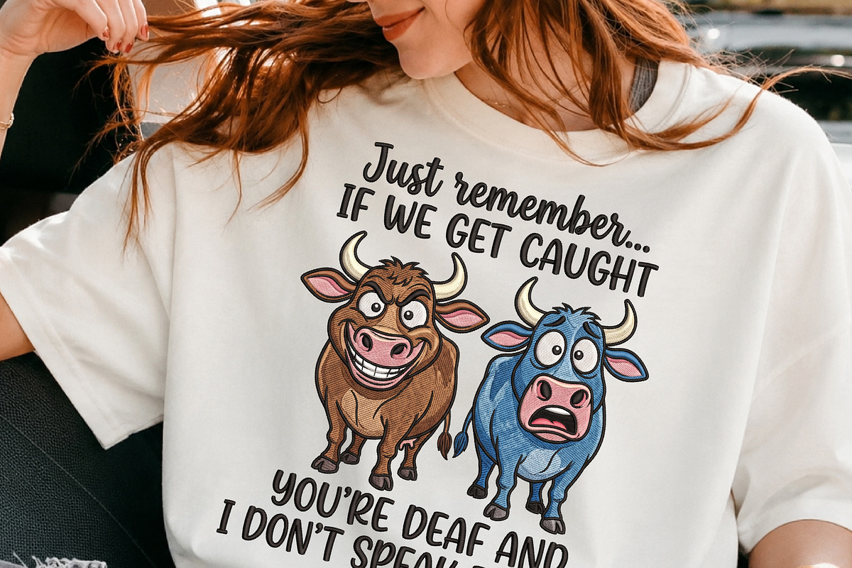 Funny Cow Partners In Crime PNG, an Object Illustration by DreamCafeArt (Photo 3 of 6)