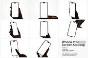 iPhone with Hand Backlight Mockups, an iPhone Mockup by Remnand Studio (Thumbnail 2 of 10)
