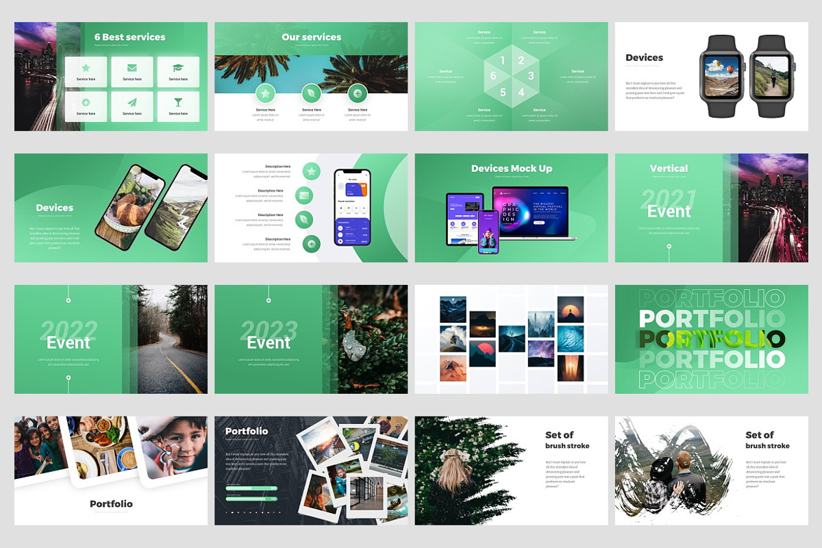 Business Corporate Solutions, a Presentation Template by Evgeny Bagro (Photo 3 of 8)