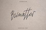 Bimatter, a Script Font by Quothron (Thumbnail 1 of 6)