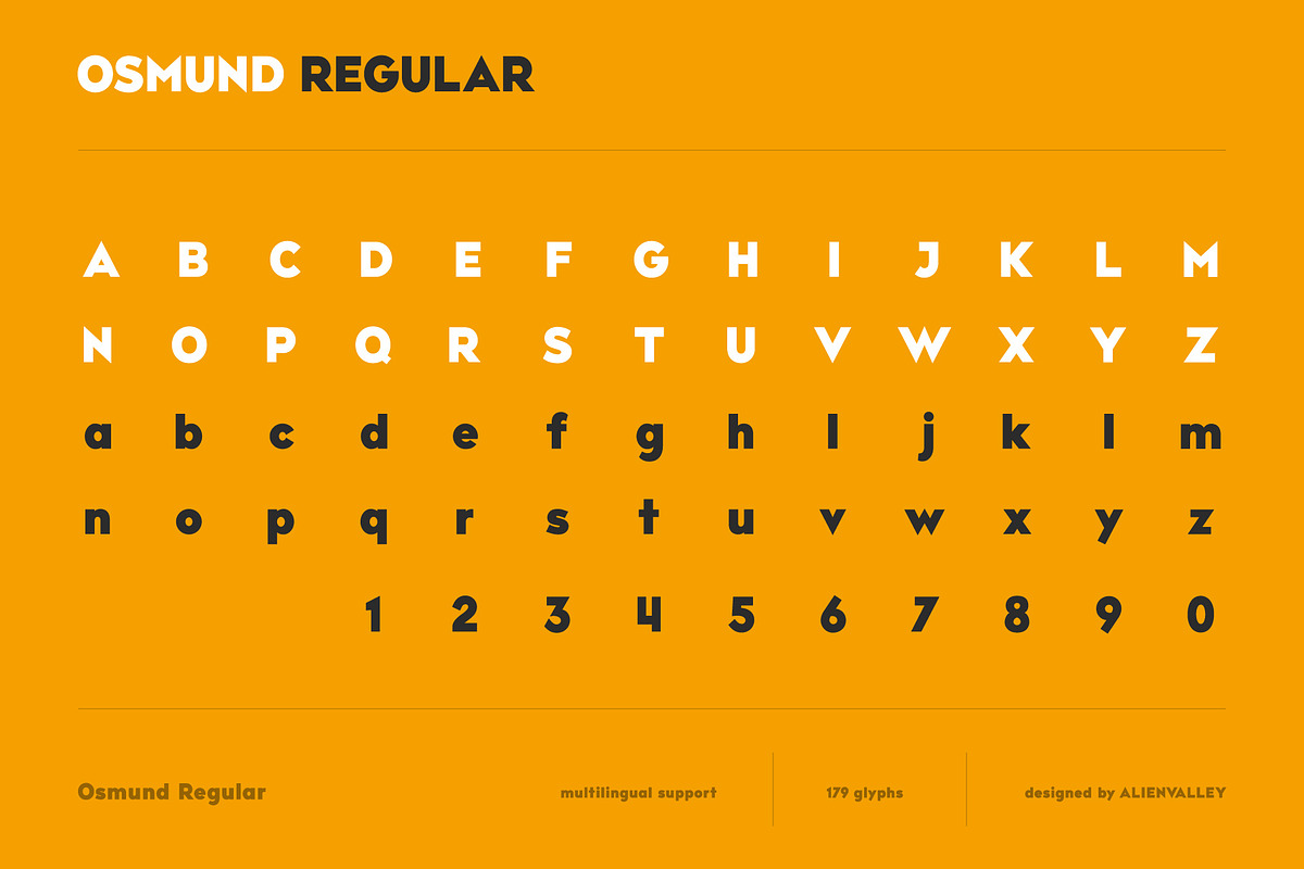 Osmund - Bold Sans Serif preview 4
