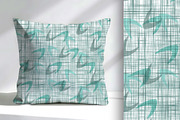 Green Boomerangs with Texture, a Pattern Graphic by Sharon Schwalbe (Thumbnail 2 of 6)