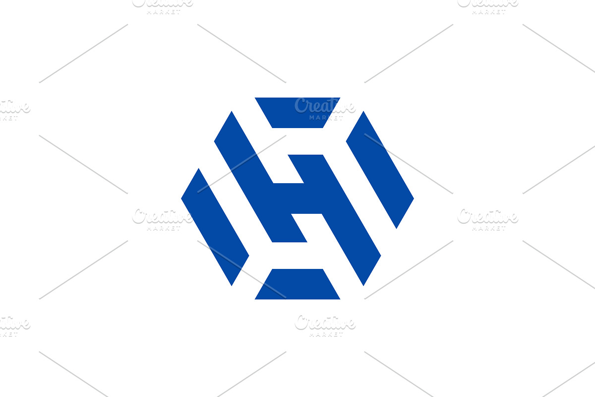 Letter H diamond tech logo, a Branding & Logo Template by Rasagama Studio