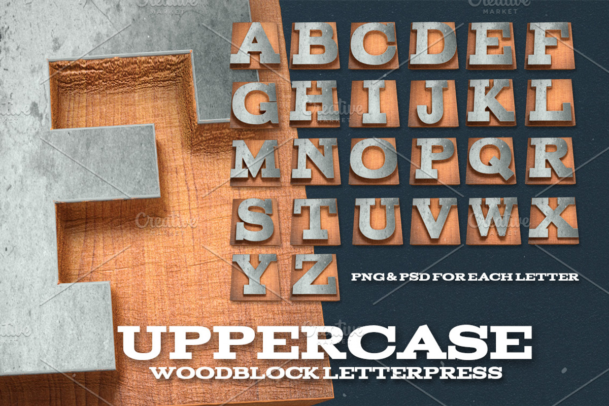 Wood Letterpress Kit preview 3
