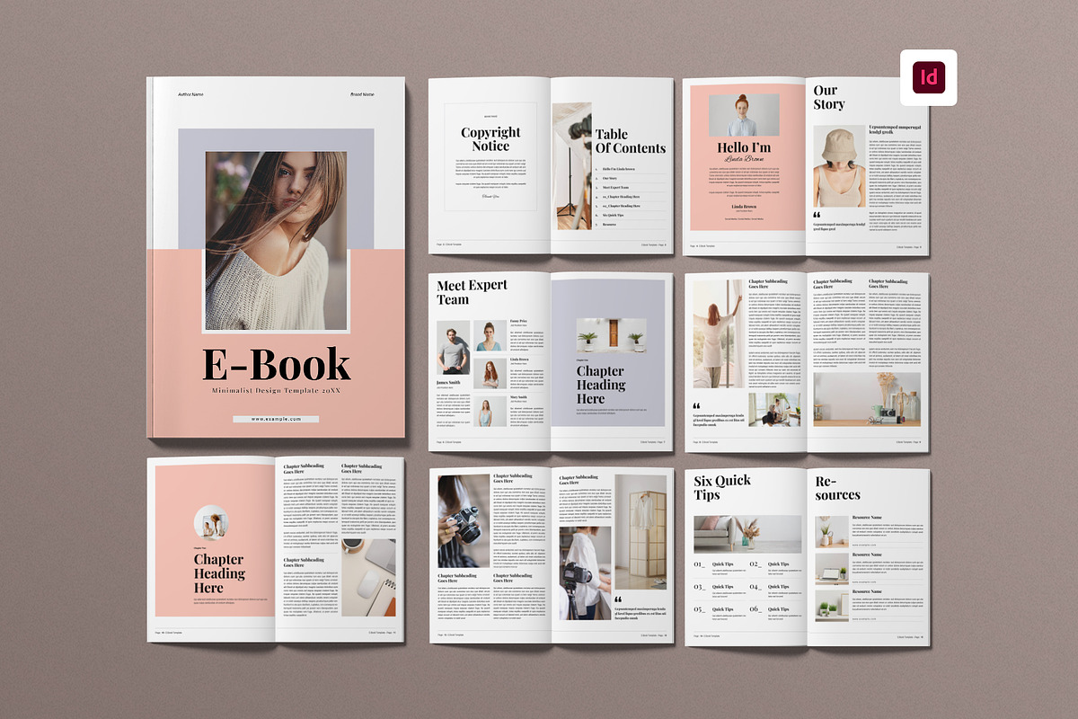E-Book Template, a Magazine Template by Work-Envance (Photo 1 of 8)