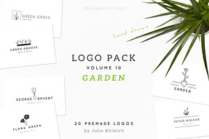 Logo Pack Volume 10. Garden
