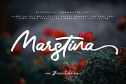 Marstina Handwritten Font, a Handwritten Font by Basnistudio (Thumbnail 1 of 14)