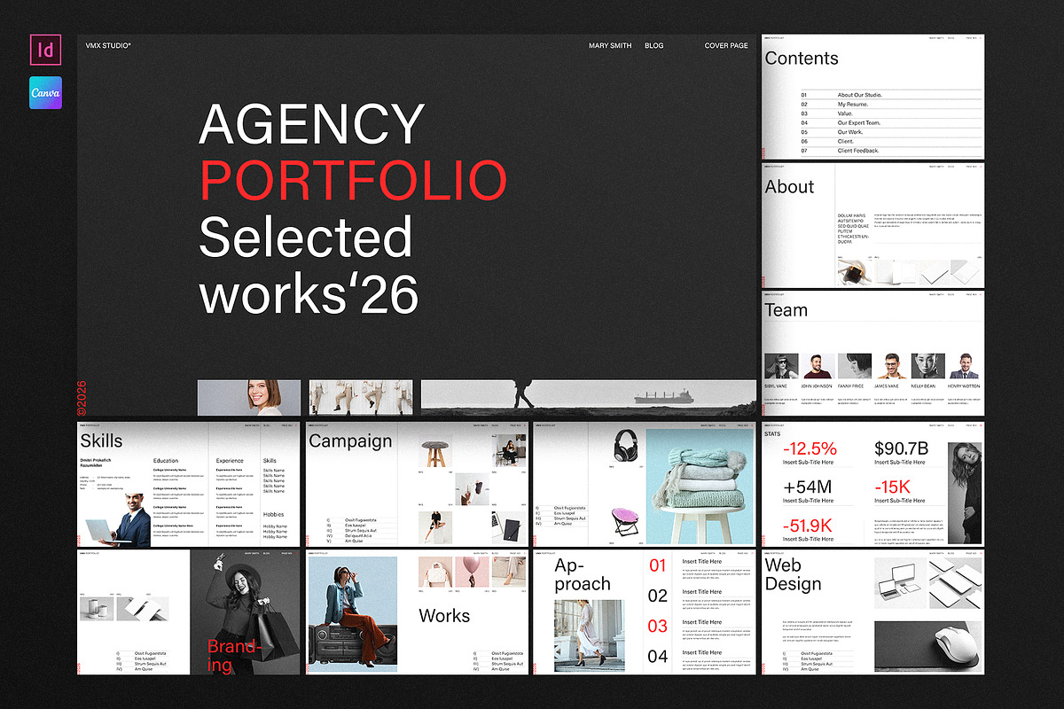 Agency Portfolio Presentation, a Presentation Template by E-Type (Photo 1 of 6)