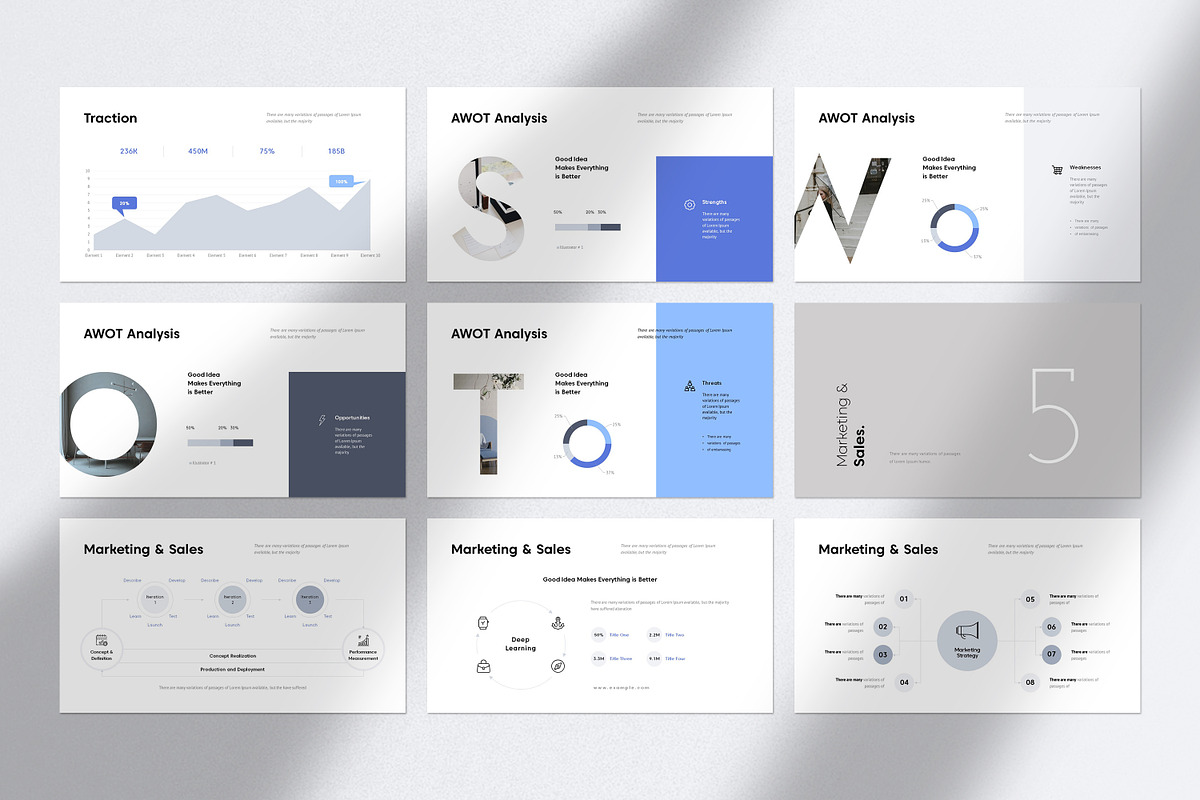 Business Plan PowerPoint Template, a Presentation Template by GoldenPixelStudio (Photo 18 of 29)