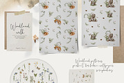 Woodland kids patterns Cute animals, an Animal Illustration by 60secondsArt (Thumbnail 2 of 16)
