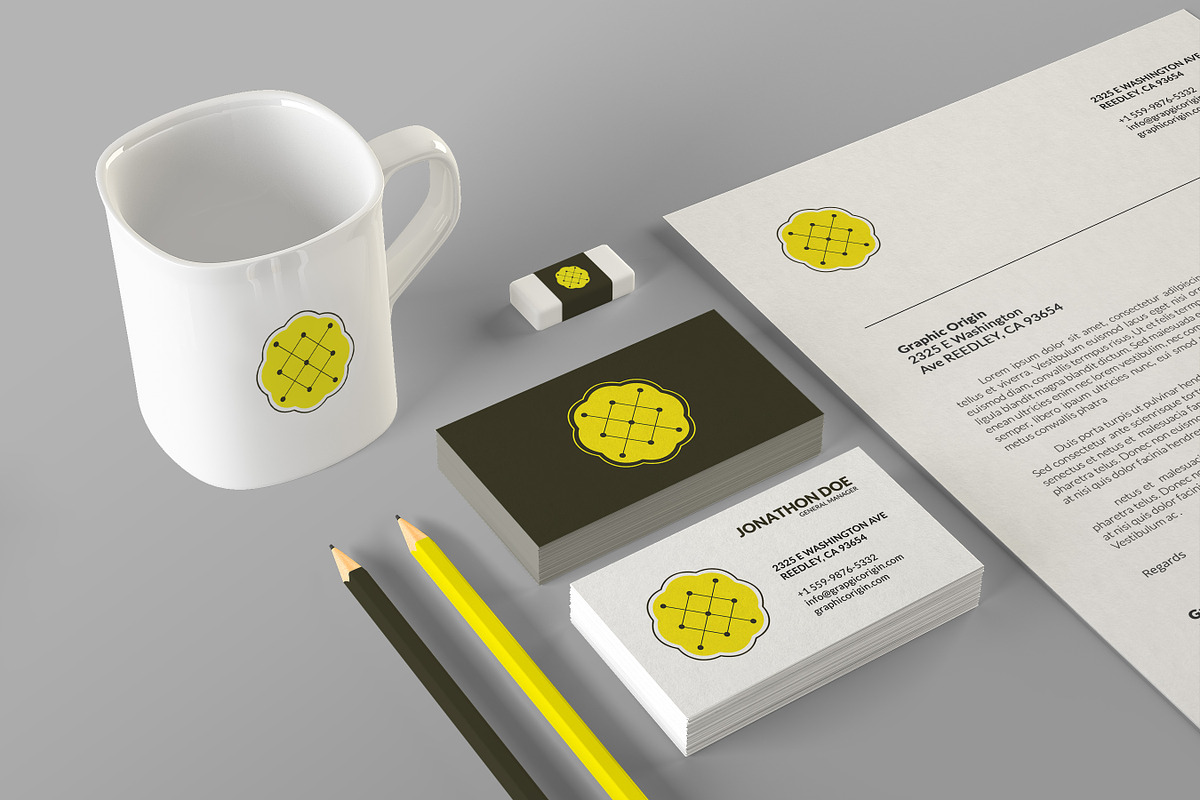 Minimal Branding Identity, a Stationery Template by Graphic Origin (Photo 2 of 13)