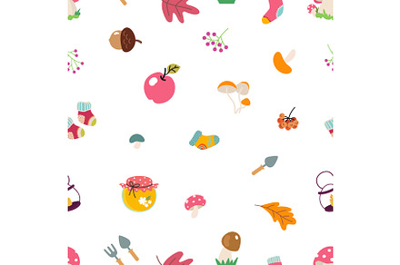 Cozy scandinavian elements seamless, a Graphic by Valerie Bodnar