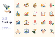 Startup 3D Icons Set Bundle, an Object Graphic by Aimagenarium@gmail.com (Thumbnail 1 of 21)