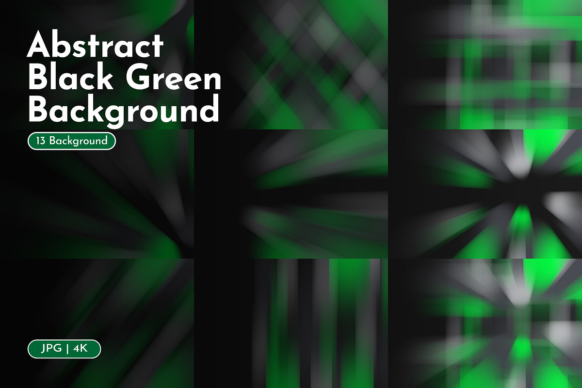 Abstract Black Green Background, a Background Graphic by WM48 Shop (Photo 1 of 3)